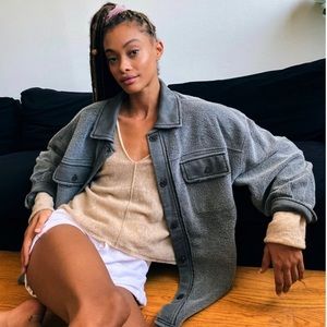 ISO Free People Ruby Jacket XS eucalyptus oak